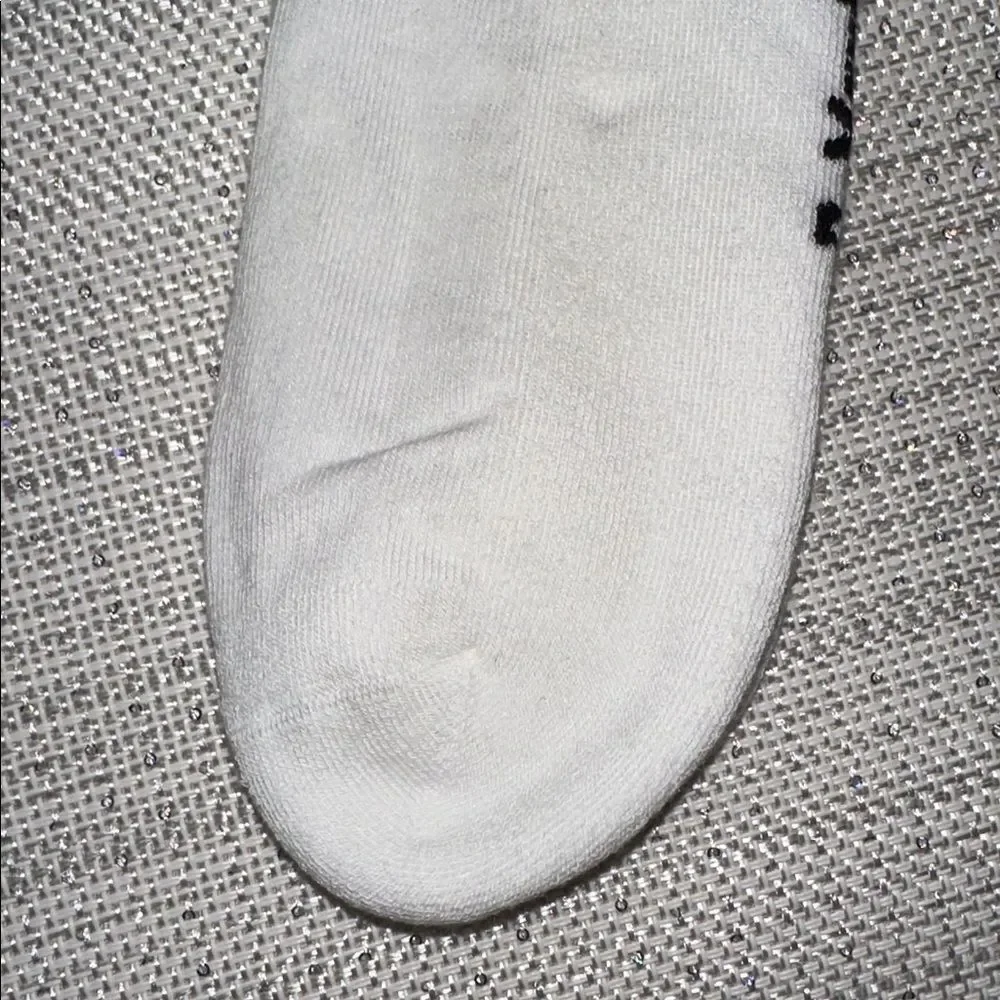 Dr. Martens M/L White Organic Cotton Blend Short Ankle Bow Socks